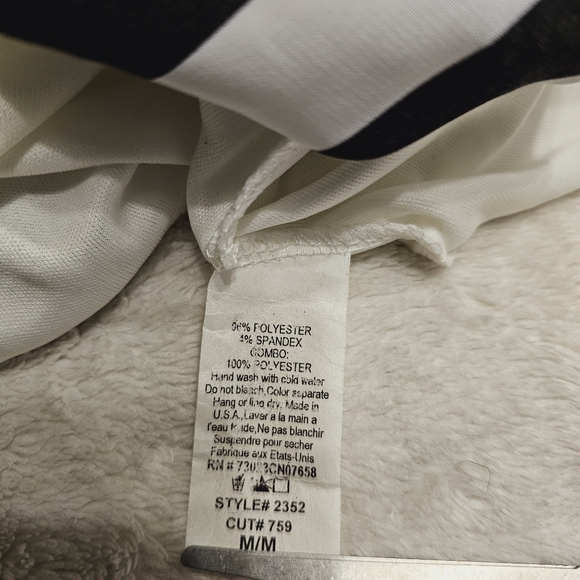 NWT "Seduction" Sleeveless Maxi Dress, Sz M, Black  and White NEW - Picture 7 of 9